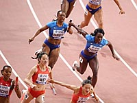 Чемпионат мира по легкой атлетике. Забавная ошибка китаянок в эстафете