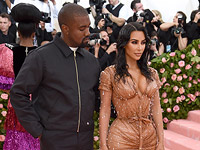 Ким Кардашьян крестила сына в 