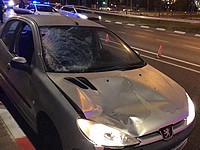 Автомобиль совершил наезд на женщину в Герцлии