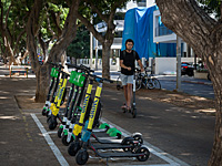 В Ашдоде автомобиль сбил подростка, ехавшего на электрическом самокате