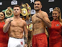 Взвешивание в Лас-Вегасе. Сергей Ковалев с трудом