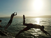 В связи с погодой закрыты парки, леса и пляжи Кинерета