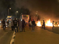 На въезде в Сдерот проходит акция протеста. Жители города требуют безопасности