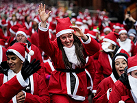 Восемь тысяч Санта Клаусов на улицах Глазго. Фоторепортаж