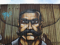 Беспорядки в Мехико: художник изобразил национального героя   в образе гея