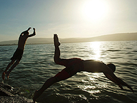Пляжи Кинерета закрыты в связи с непогодой