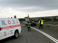 Около Ницаней-Оз взорвался автомобиль: погиб мужчина, двое раненых