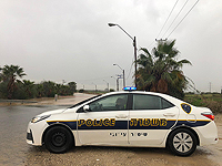 В Ашдоде вышел из берегов ручей Лахиш, перекрыт для движения перекресток Иерушалаим-Мильман