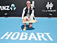 Теннис. Победительницей турнира в Хобарте стала Елена Рыбакина