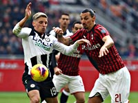 Чемпионат Италии. Ибрагимович получил предупреждение. Ребич забил два мяча.