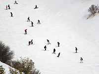 В январе на горе Хермон пострадали вдвое больше отдыхающих, чем год назад за тот же период