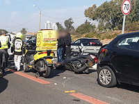 На 461-й трассе столкнулись автомобиль и мотоцикл, один пострадавший в тяжелом состоянии