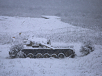 Самый холодный день зимы 2020 года: снег на Голанах и в Галилее