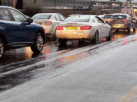 Из-за неисправности светофора пробки на шоссе &numero;5