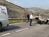 ДТП в Самарии, тяжело травмирован мужчина