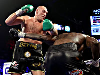 Бой в Лас-Вегасе. Тайсон Фьюри победил Деонтея Уайлдера