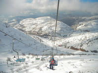 На горе Хермон во время катания травмирован молодой мужчина