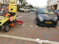 В Ашкелоне машина сбила десятилетнюю девочку, ребенок в тяжелом состоянии