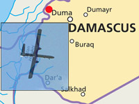 БПЛА, вероятно израильский, атаковал автомобиль в Сирии около границы с Ливаном