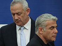 Бывшие партнеры по коалиции, Лапид и Ганц, выступили с заявлениями для прессы