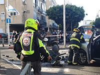 В результате аварии в Бат-Яме тяжелые травмы получил мотоциклист