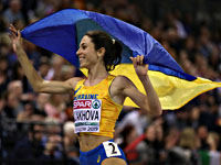 Украинская легкоатлетка,