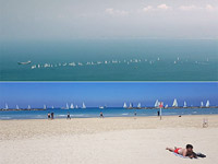 Израильские яхтсмены отметили парадом скорое снятие 