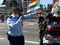 Демонстрация  друзов и черкесов в Тель-Авиве, было перекрыто движение в районе Азриэли