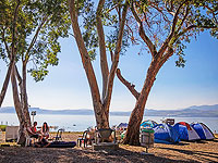 С побережья Кинерета эвакуированы отдыхающие, установившие палатки вопреки запретам