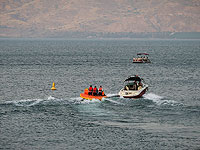 Мужчина извлечен из озера Кинерет в бессознательном состоянии