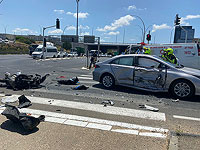 В ДТП рядом с Раананой тяжело пострадал мотоциклист