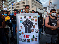 Цепная реакция: американские протесты докатились до Израиля. Фоторепортаж