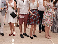 На свадьбе в зале торжеств