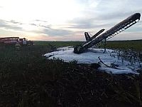 В Нижегородской области разбился самолет, один человек погиб