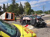 В Галилее в результате ДТП перевернулся автобус, 18 пострадавших