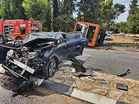 В Галилее в результате ДТП перевернулся автобус, 18 пострадавших
