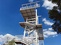 Смотровая вышка в память о поселениях Гуш-Катиф открыта для посетителей в лесу Кисуфим