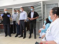 Нетаниягу и Эдельштейн встретились с медперсоналом коронавирусного отделения больницы 