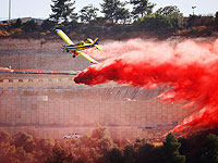 Сильный пожар на севере Израиля, для тушения задействована специальная авиация
