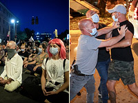 Митинг против Нетаниягу в Иерусалиме: медитация и столкновения. Фоторепортаж