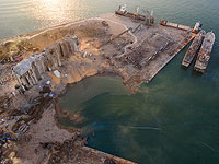 Порт Бейрута после мощнейшего взрыва. Аэрофотосъемка и спутниковые снимки