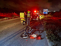 В Ашкелоне автомобиль насмерть сбил велосипедиста