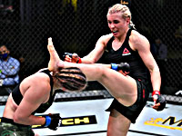 UFC. Иранец нокаутировал Хольцмана.  Яна Куницкая победила Юлию Столяренко