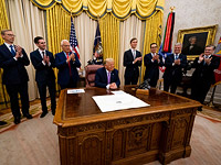 Дональд Трамп в Белом доме 13 августа 2020 года