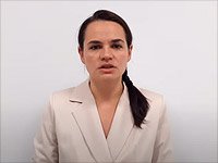 Тихановская выступила с новым обращением к властям и гражданам Беларуси: 