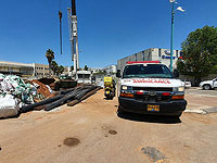 На стройке в Рамле тяжело травмирован рабочий