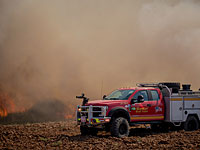 За день в Западном Негеве произошло 40 пожаров, вызванных