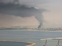 В промышленной зоне к югу от Акко возник сильный пожар