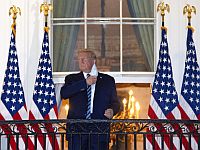 Дональд Трамп вернулся в Белый дом после трехдневной госпитализации