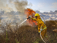 Продолжается тушение пожаров на территории Ноф а-Галиль